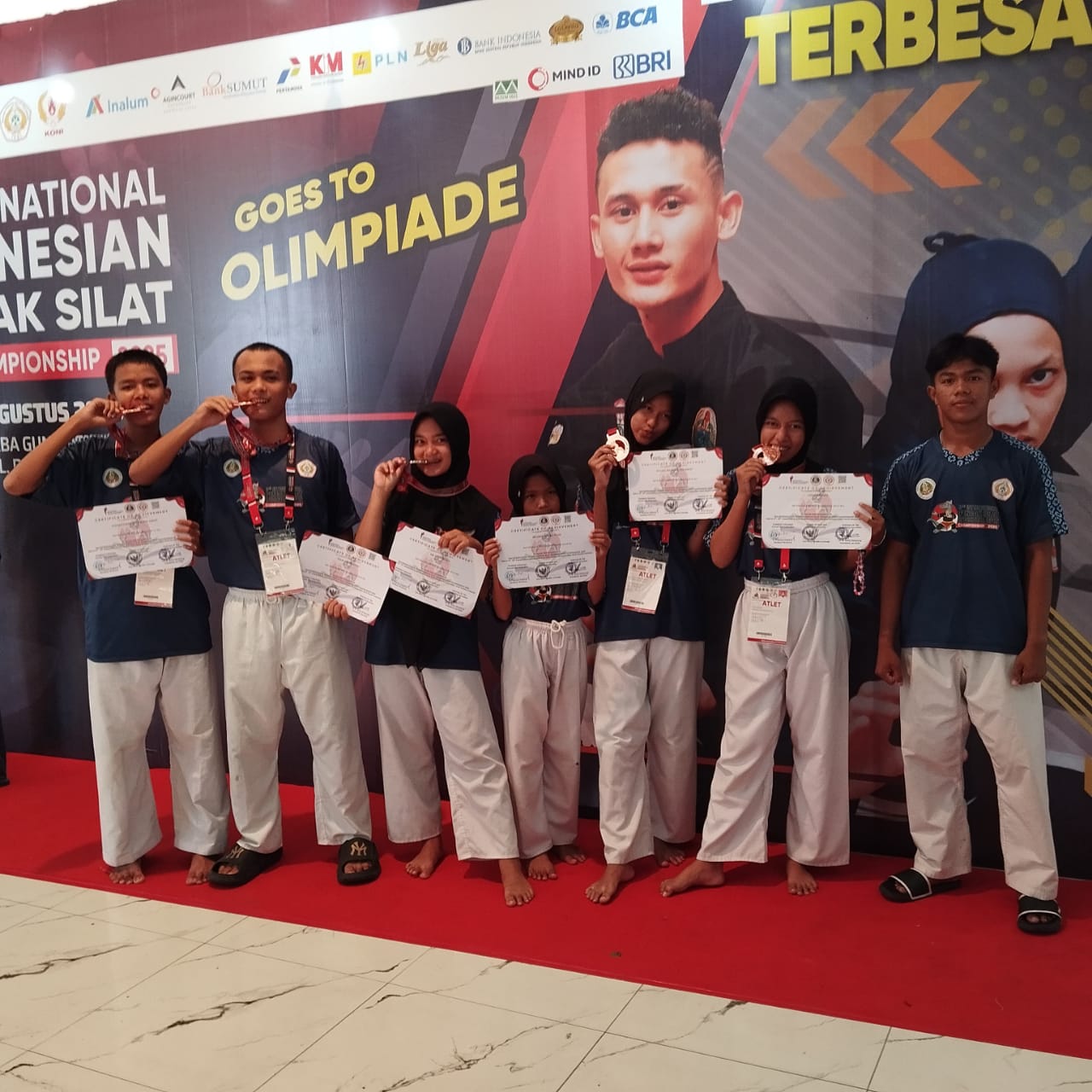 Bilqhis Aurora Putri, murid SDN 010086 Selawan, raih Juara II Kategori Winner A Class Pre Teen Female (26-28 Kg).