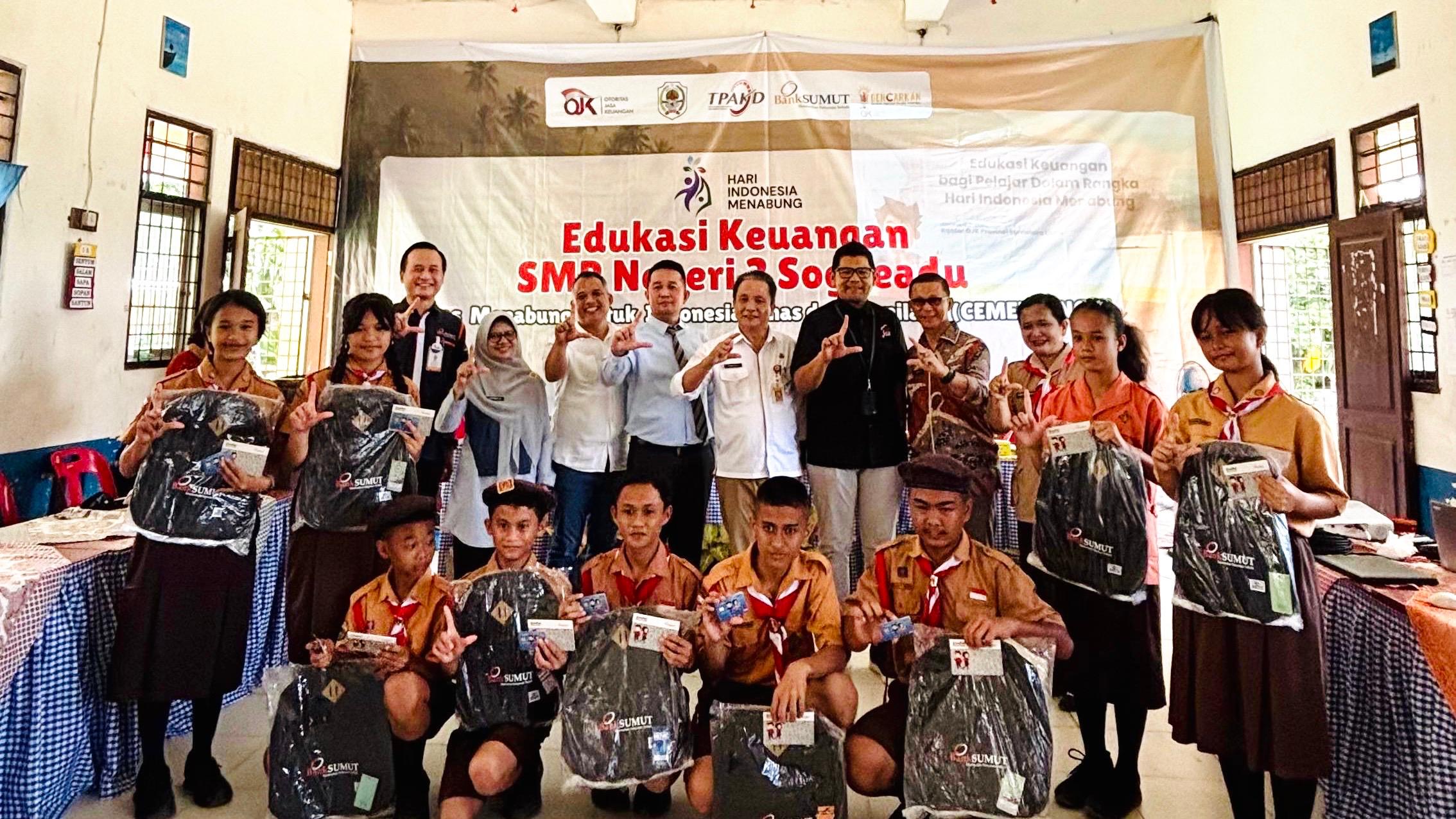OJK menggelar rangkaian edukasi keuangan di Pulau Telo, Kabupaten Nias Selatan; Kota Gunungsitoli; dan Kabupaten Nias pada 12&ndash;14 Agustus 2025.