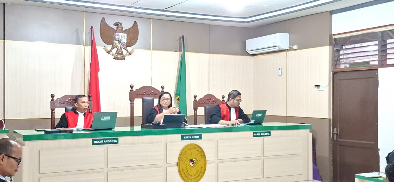 Pengadilan Negeri (PN) Tanjungbalai menyidangkan perkara narkotika dengan terdakwa Rahmadi, Kamis (14/8/2025).