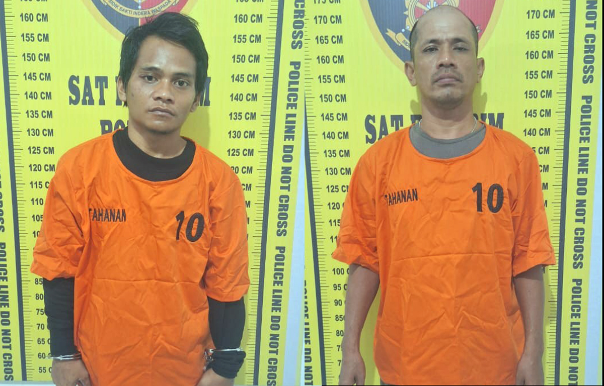 Polisi amankan dua pelaku penggelapan motor milik penarik ojek di Siantar.