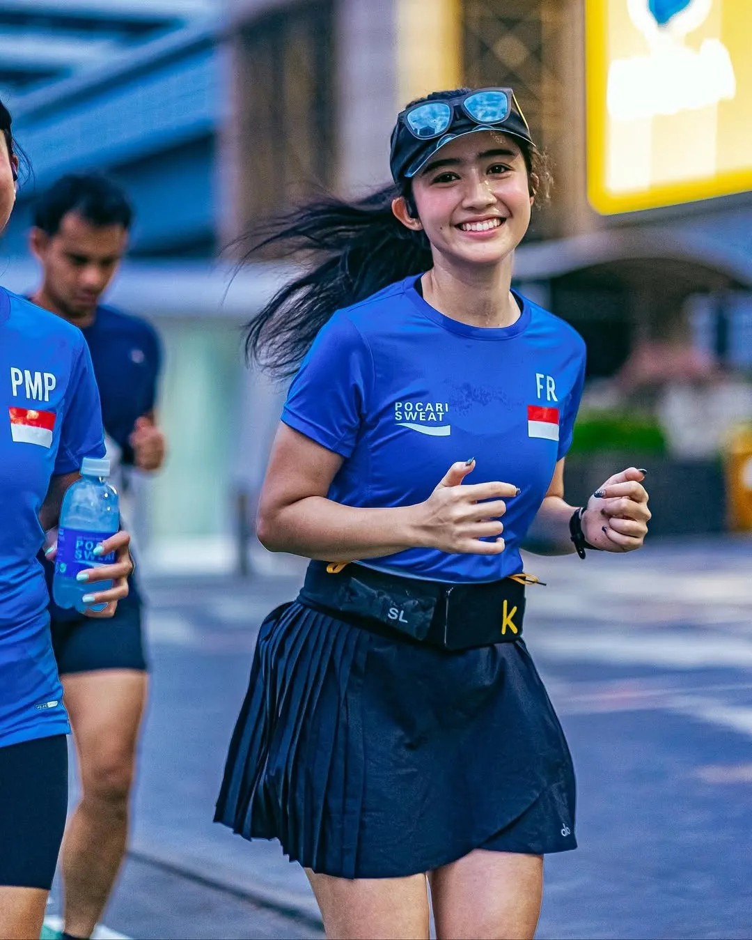 Febby Rastanty saat ditemui di acara Crystalin Run Xperience 2025, Jakarta Selatan, kemarin.