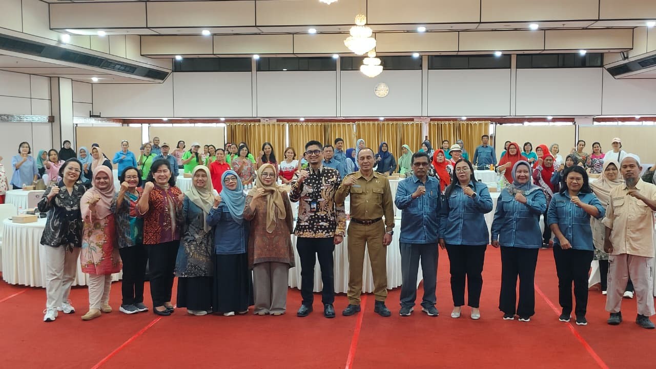 Pelatihan P2L yang digelar KPw BI Pematangsiantar bersama Kelompok Wanita Tani di Aula Sisingamangaraja, Selasa (26/8).