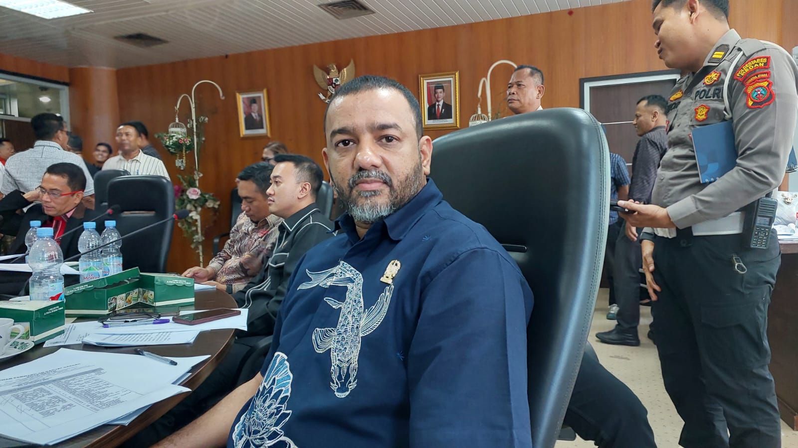 Bendahara Fraksi Partai Golkar DPRD Medan, Rommy Van Boy.