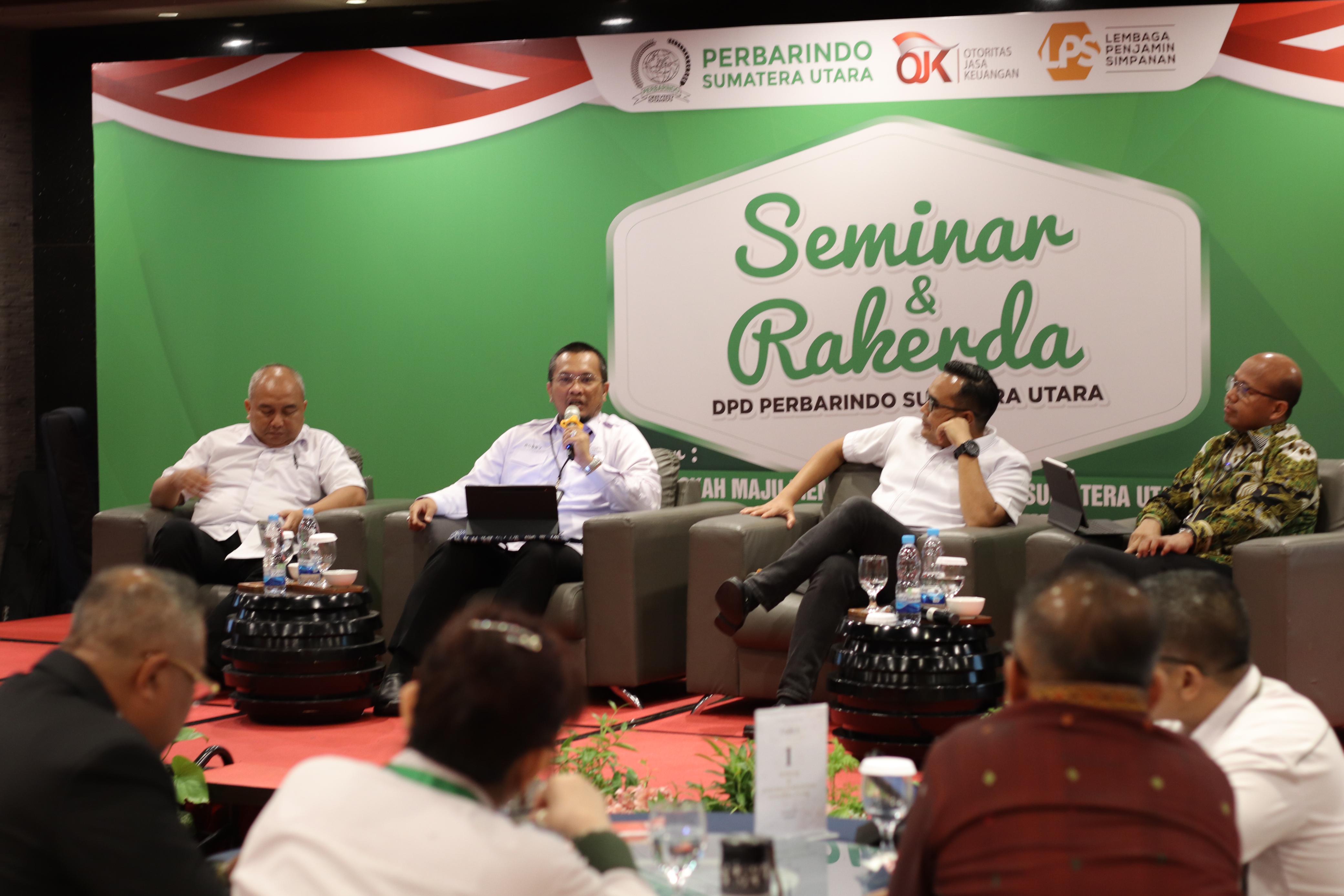 Perbarindo Sumut sukses menyelenggarakan Rakerda II di Hotel Grand Mercure Medan, Jalan Sutomo, Senin (1/9).