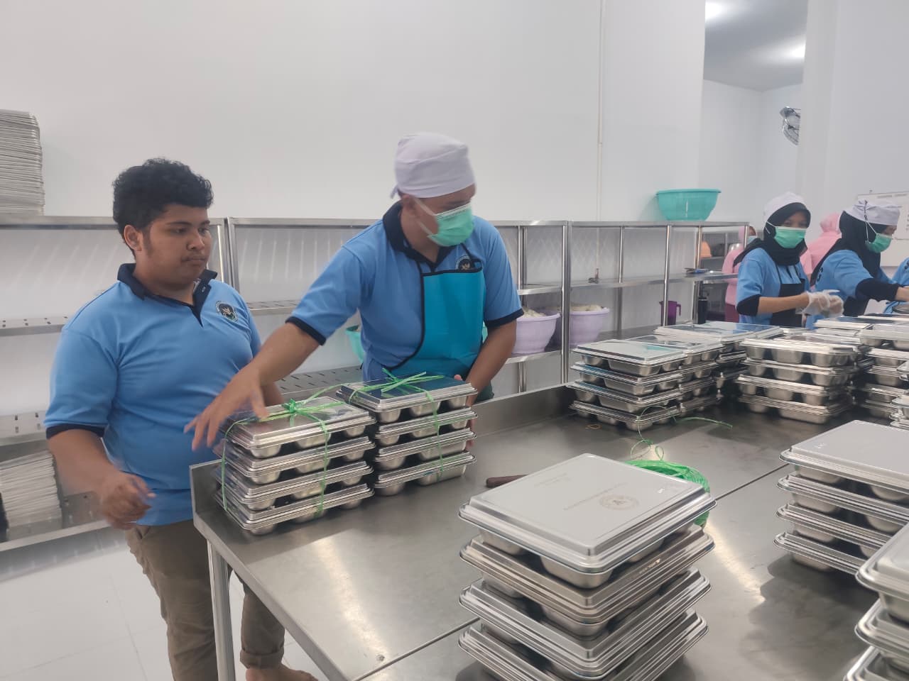 Dapur MBG di Asahan. Kapolres mengklarifikasi terkait isu dugaan keracunan massal di SMAN 2 Kisaran.