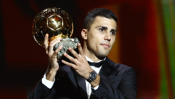 Rodri, pemenang Ballon d&rsquo;Or 2024, mengaku trofi itu terasa hambar akibat cedera panjang yang membuatnya absen hampir semusim penuh.