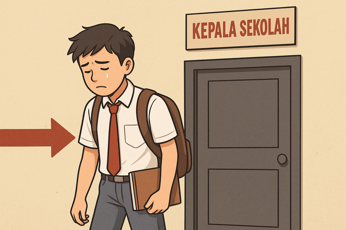 Siswa dipecat - Ilustrasi.