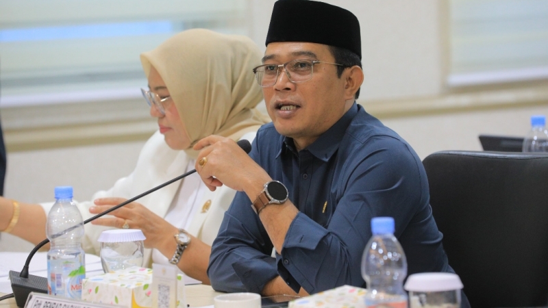 Anggota DPD RI asal Sumut, Pdt Penrad Siagian, saat menyampaikan usulan pembentukan tim khusus penyelesaian sengketa agraria.