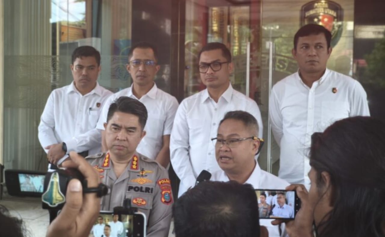 Siaran pers pengungkapan kasus perdagangan bayi oleh Ditreskrimum Polda Sumut, Senin (22/9/2025).