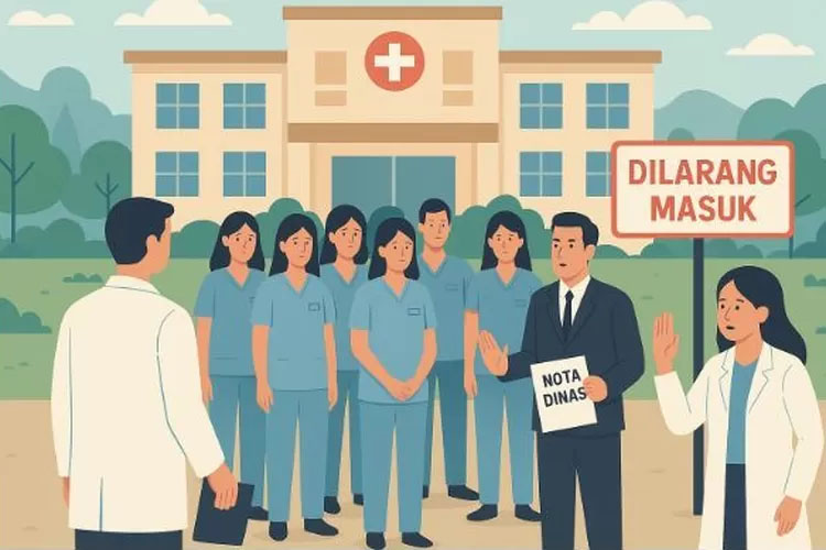 Sejumlah tenaga kesehatan PPPK di Taput mengaku kecewa karena diberhentikan hanya dengan nota dinas tanpa SK resmi.