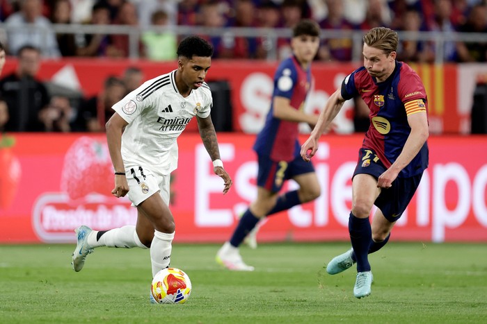 Rodrygo Goes optimistis Real Madrid bisa kalahkan Barcelona di El Clasico mendatang.