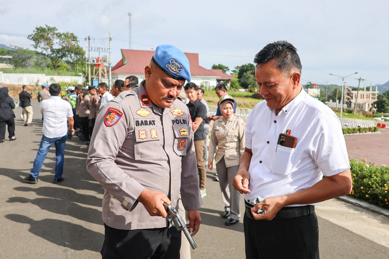 Bidang Propam Polda Sumut melaksanakan kegiatan Gaktiblin di Polres Tapsel dan jajarannya.