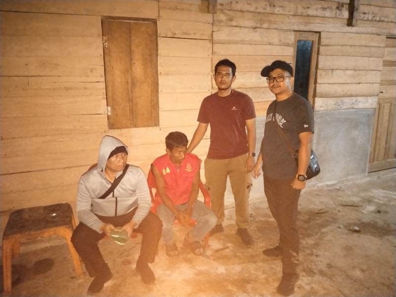 Penangkapan terpidana S oleh tim Kejaksaan Negeri Asahan.