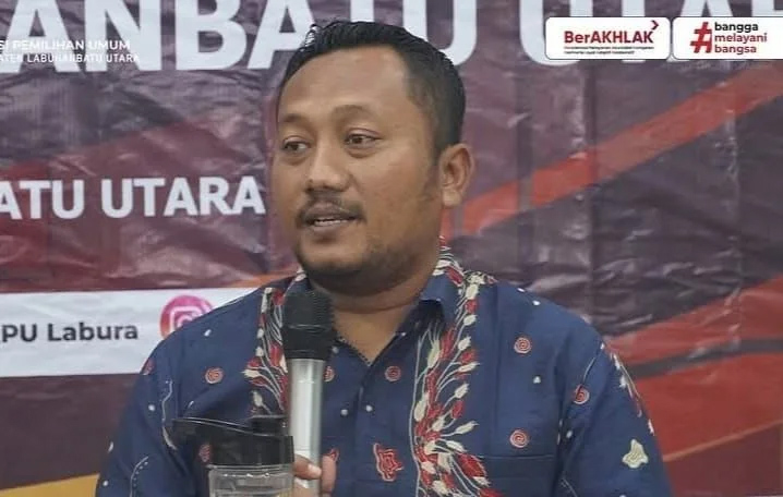 Bambang Desriandi resmi menjabat Ketua KPU Labura periode 2023-2028.
