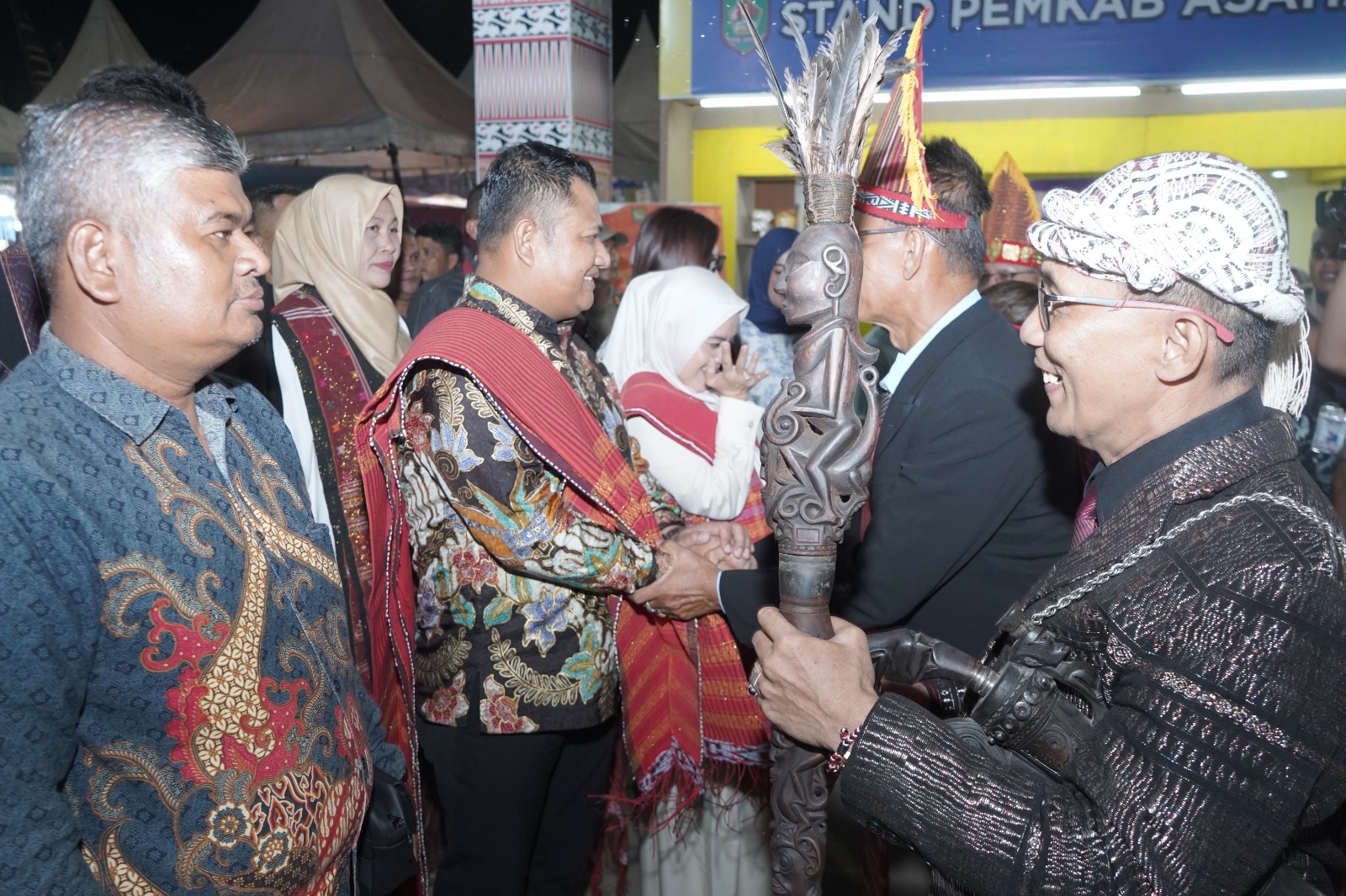 Penampilan tortor dan gondang Batak Toba memeriahkan PSBD Asahan 2025.