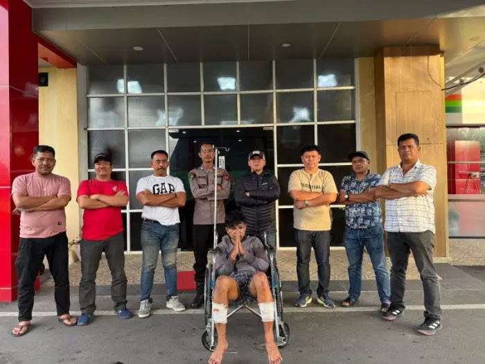 Tim Jatanras Polres Toba berhasil menangkap pelaku begal yang sempat viral di kawasan Pakkodian Balige.