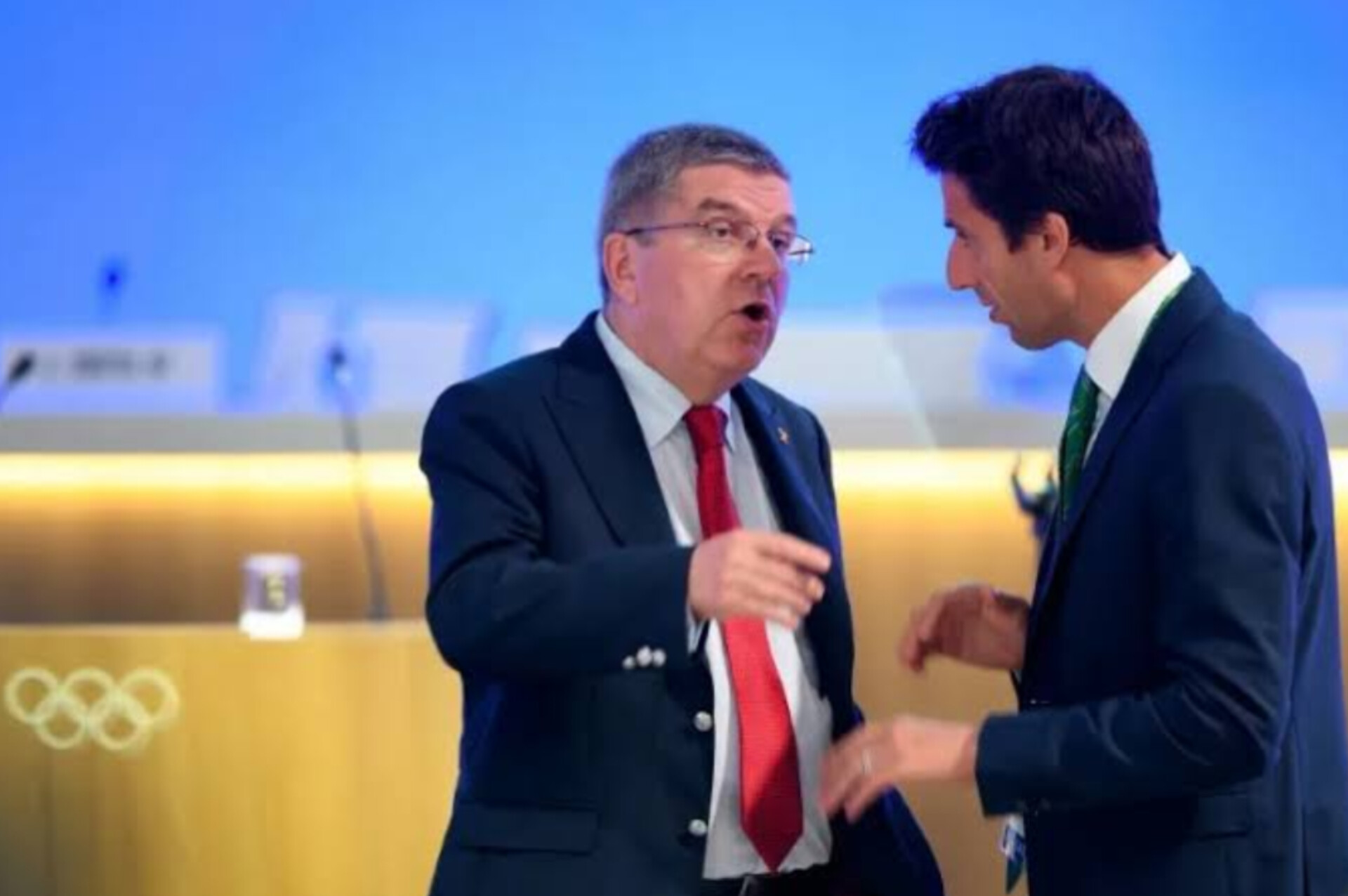 Presiden Kehormatatan IOC, Thomas Bach.. IOC menjatuhkan sanksi berat kepada Indonesia akibat penolakan atlet Israel di ajang kejuaraan dunia senam.