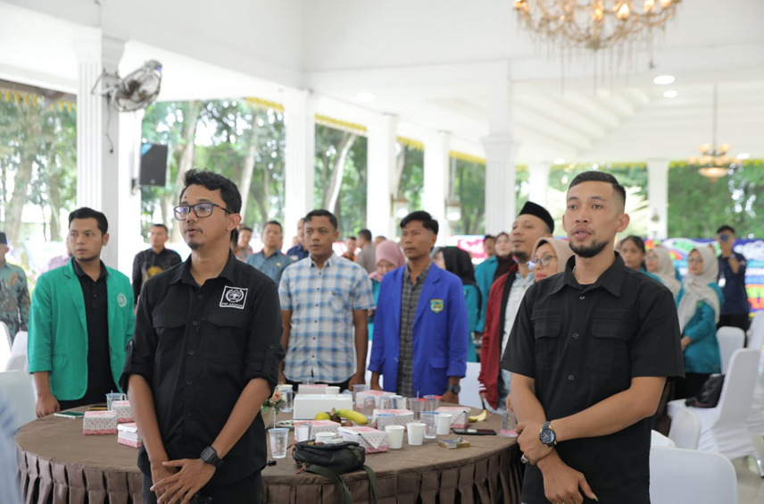 Kegiatan BEM Nus di Kantor Bupati Asahan.