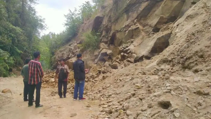Lokasi tambang galian C di Taput tempat pekerja ditemukan tewas tertimpa batu.