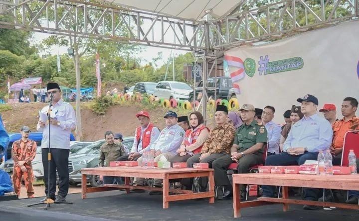 Wali Kota Padangsidimpuan H. Letnan Dalimunthe membuka Jumbara PMR I Kota Padangsidimpuan tahun 2025, Jumat (24/10/2025).