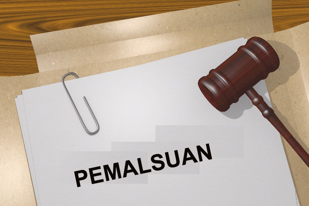 Pemalsuan dokumen - Ilustrasi.