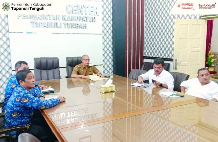 Wakil Bupati Tapteng Mahmud Efendi mengikuti Rakor Program 3 Juta Rumah secara daring, dukung pembangunan 434 unit rumah MBR di Tapteng.