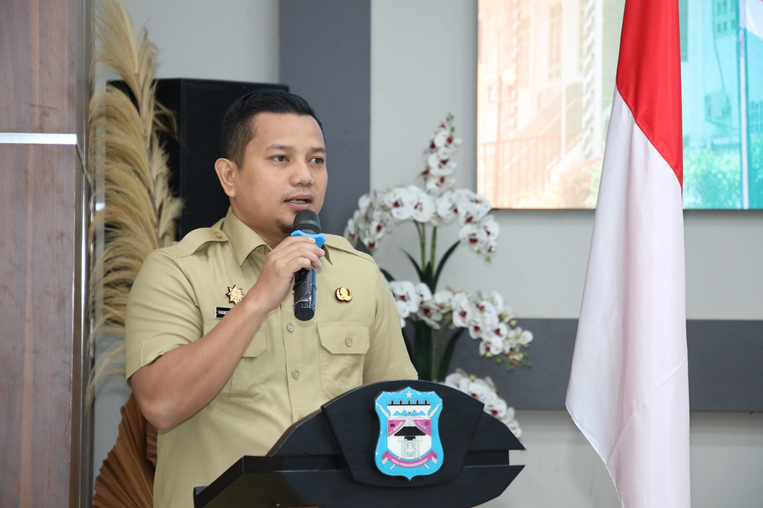 Kepala Dinas Arsip dan Perpustakaan, Hamzah Fanshuri Damanik.