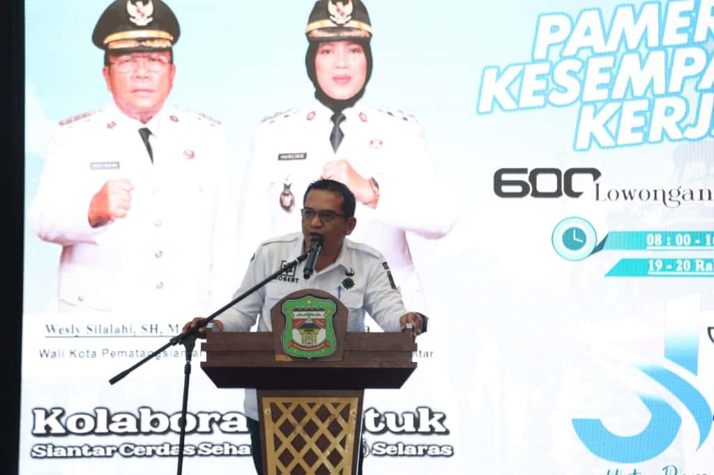 pala Dinas Perumahan dan Kawasan Permukiman (PKP) Kota Pematangsiantar Robert Sitanggang