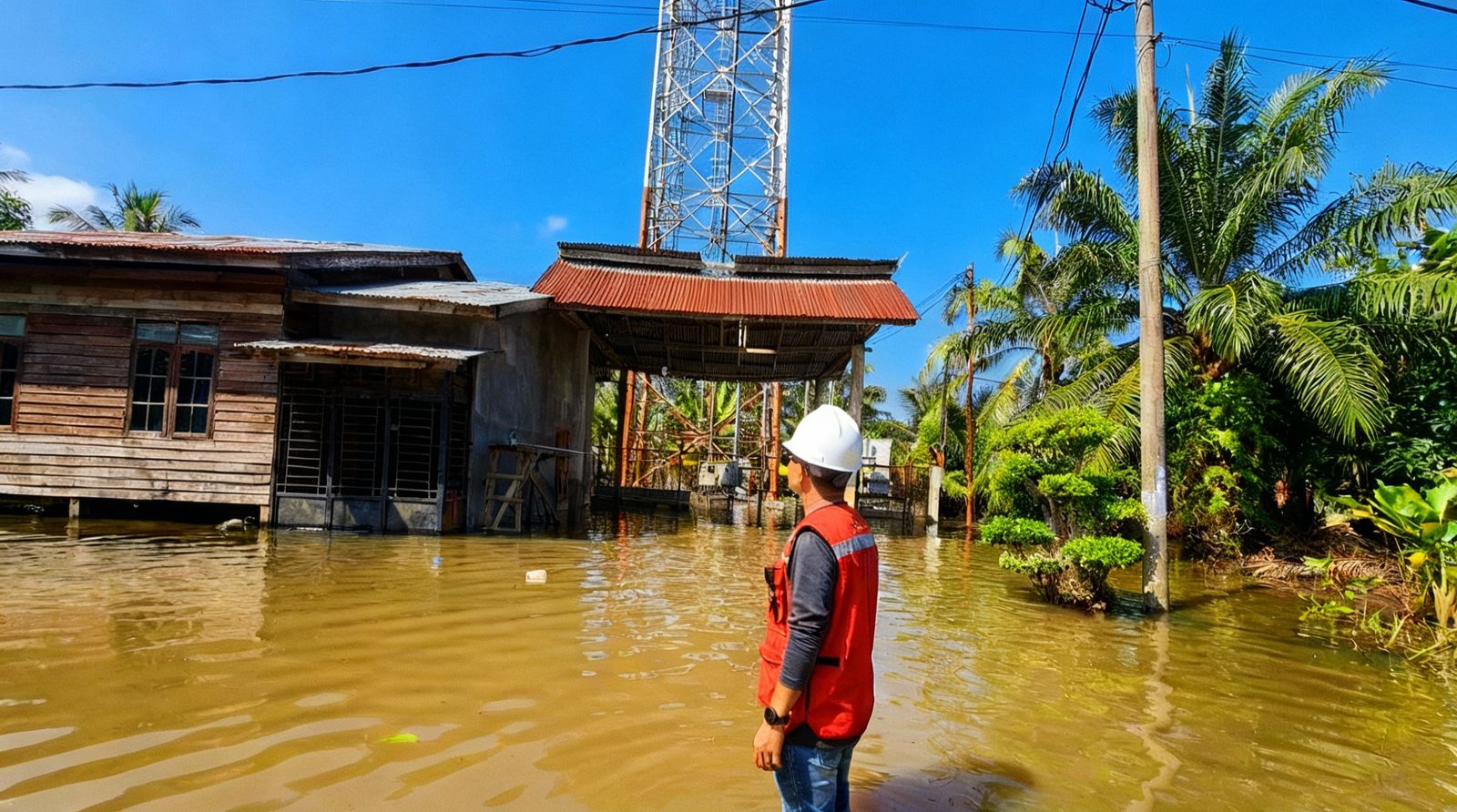 Tim Indosat terus berupaya meminimalisir dampak gangguan layanan telekomunikasi agar masyarakat tetap bisa terhubung dengan keluarga dan memperoleh informasi penting selama masa darurat.