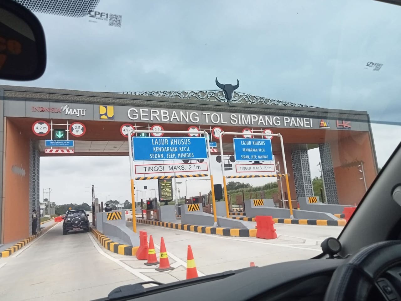 Pintu Tol Simpang Panei sudah dibuka fungsional untuk arus mudik Natal dan Tahun Baru, gratis tanpa tarif tambahan.