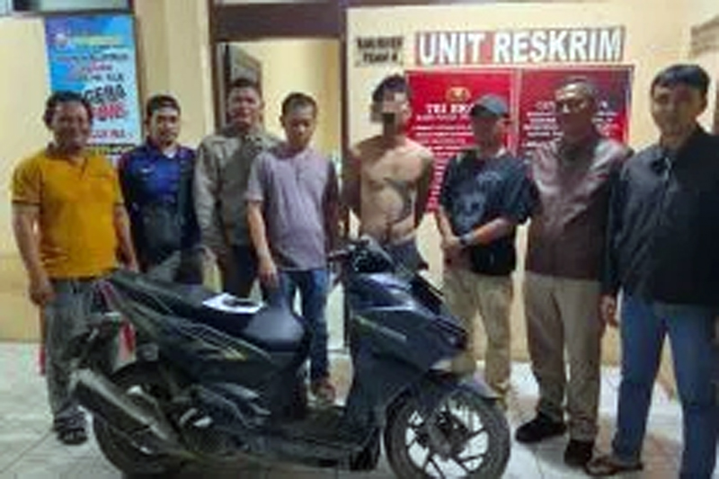 Kapolrestabes Medan Kombes Pol Jean Calvjin menyampaikan hasil pengungkapan kasus narkoba selama 72 hari operasi di wilayah hukum Polrestabes Medan.