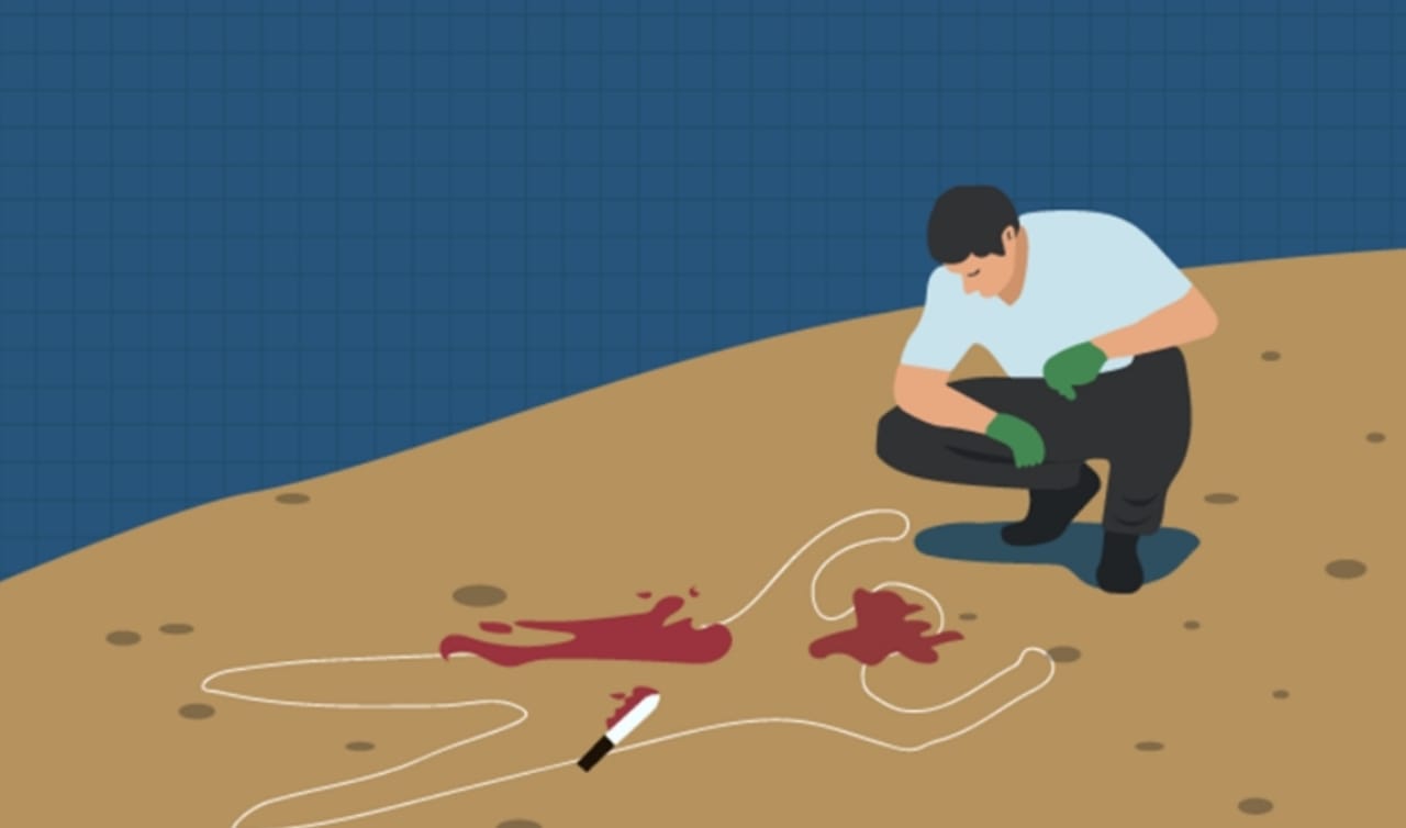 Ilustrasi pembunuhan. Polisi mendalami kasus dugaan anak membunuh ibu kandung di Medan dengan memeriksa saksi, ahli, dan melibatkan KPAI.