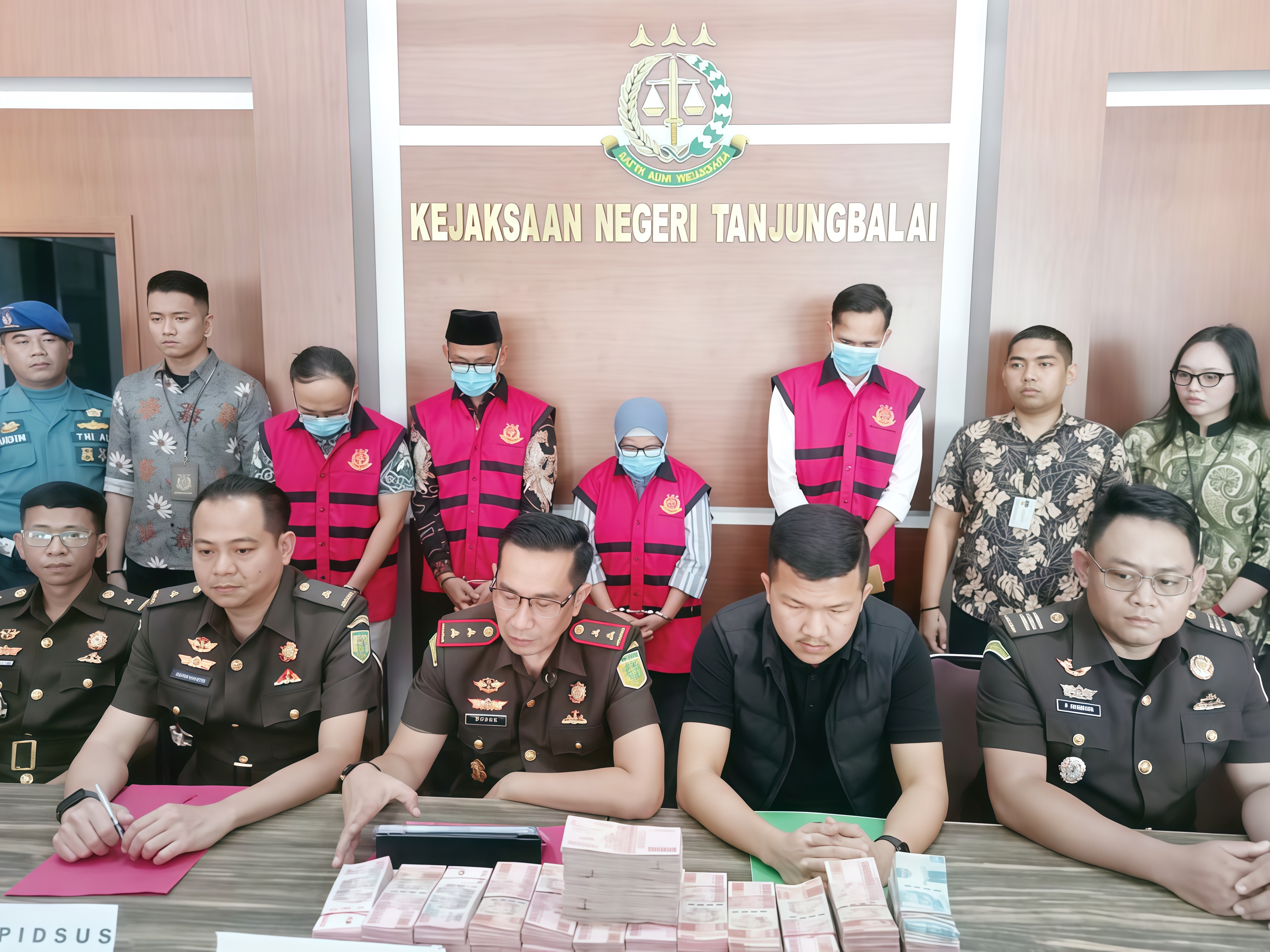 Kantor Kejaksaan Negeri Tanjungbalai yang menangani perkara dugaan korupsi dana hibah KPU Kota Tanjungbalai senilai Rp1,2 miliar.