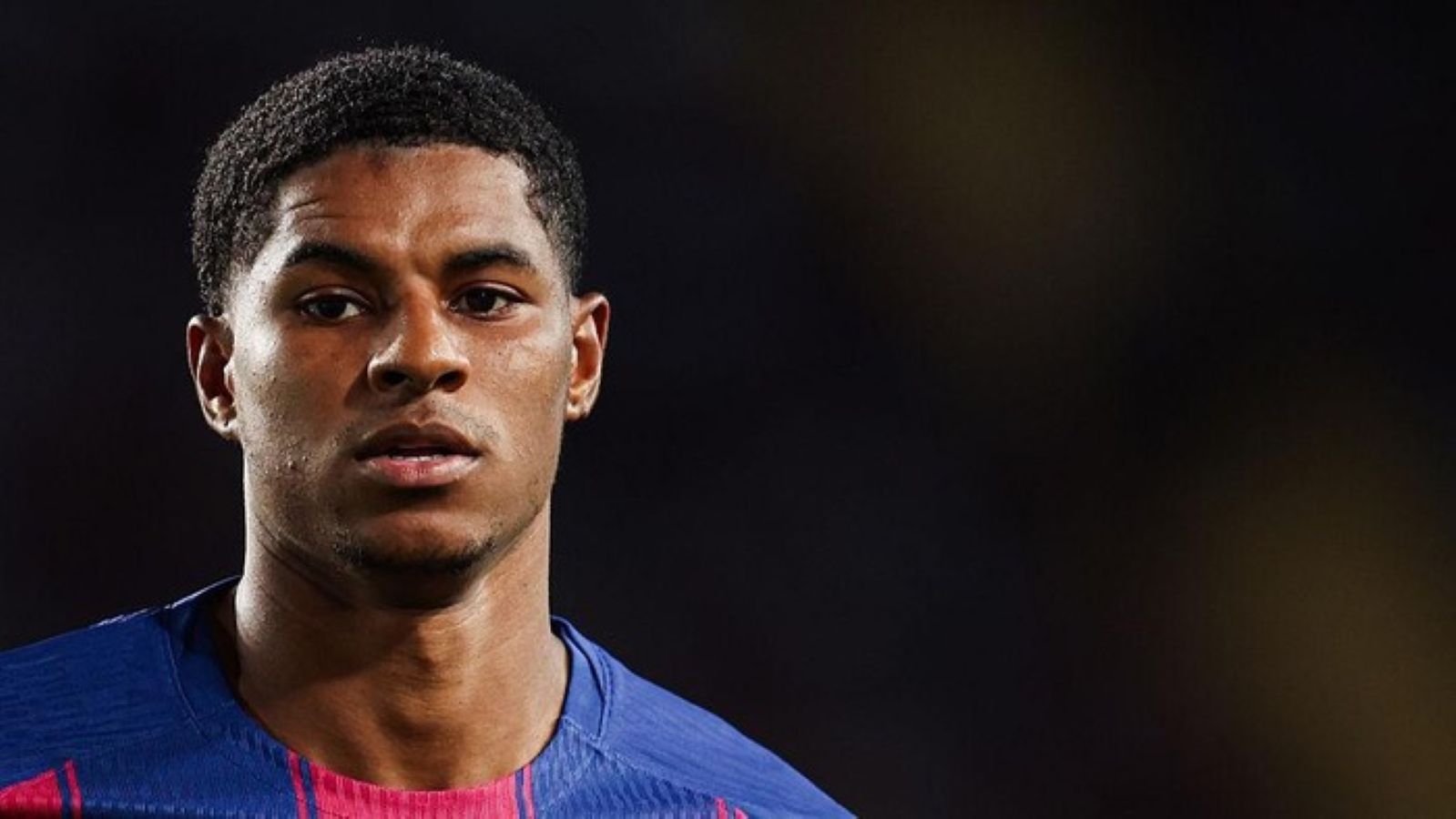 Marcus Rashford saat membela Barcelona. Penyerang asal Inggris itu tampil impresif selama masa peminjaman dari Manchester United.
