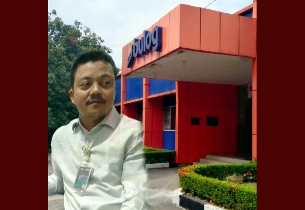 Pimpinan Cabang Bulog Kisaran, Zairi, memberikan keterangan terkait penetapan tarif biaya loading dan unloading di wilayah Sumatera Utara.