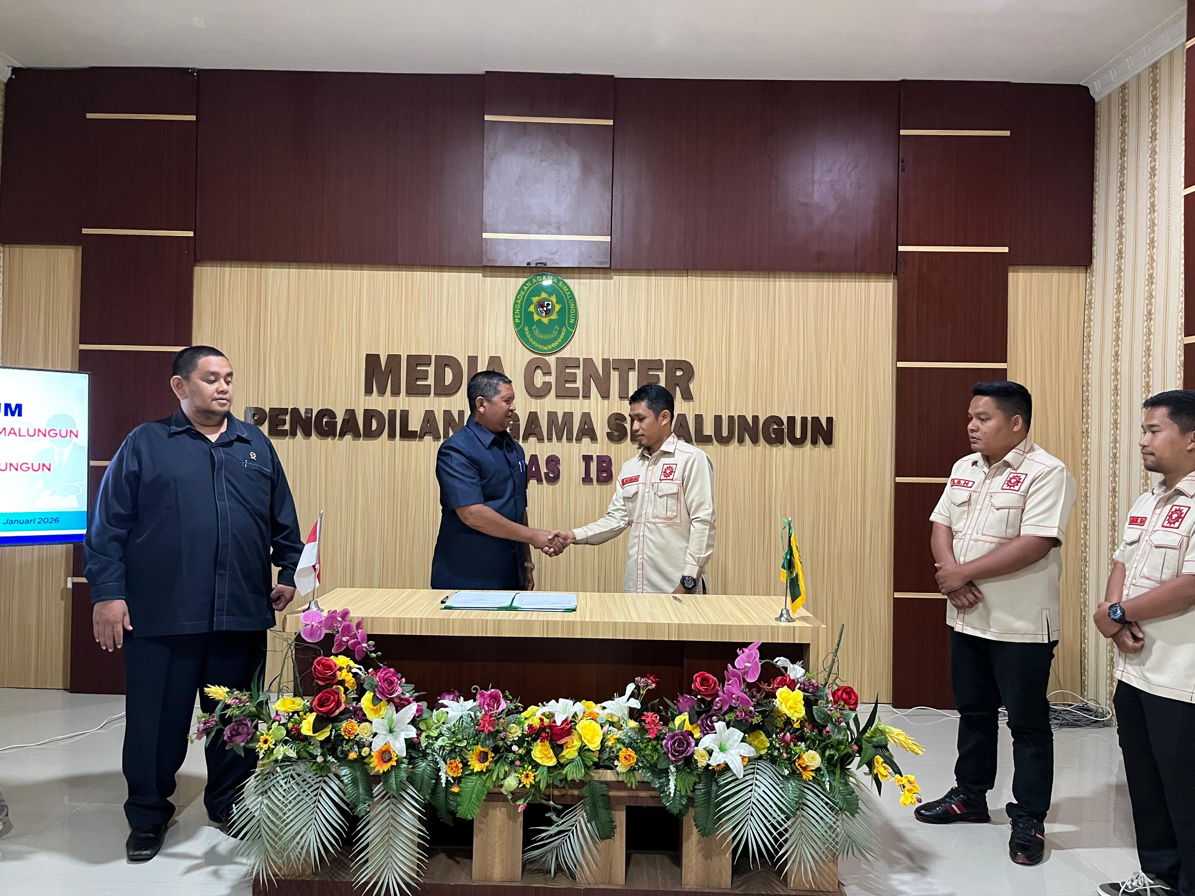 Pengadilan Agama Simalungun teken MoU LBH-AP Muhammadiyah Simalungun.