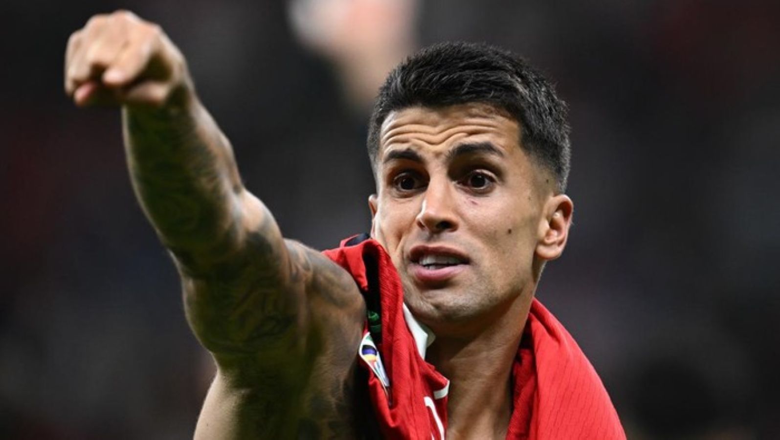 Joao Cancelo saat memperkuat Barcelona. Hansi Flick membuka peluang bek asal Portugal itu kembali ke Camp Nou.