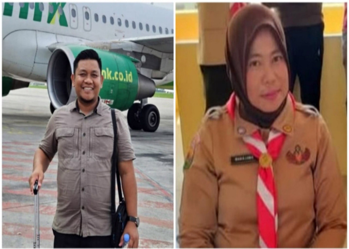 Maria Lubis, Bendahara Gerakan Pramuka Kwartir Cabang Kabupaten Labuhanbatu, yang juga istri dari Kepala BKD, diperiksa kejari Labuhanbatu terkait dugaan korupsi dana hibah Pramuka.
