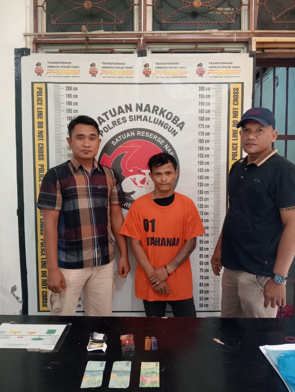 Residivis narkoba Supianto alias Pian kembali ditangkap hanya beberapa hari setelah bebas.