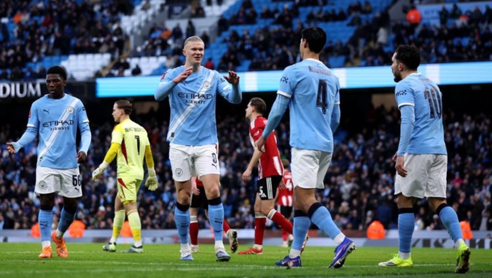 Manchester City menyingkirkan Exeter City di babak ketiga Piala FA 2025/2026.