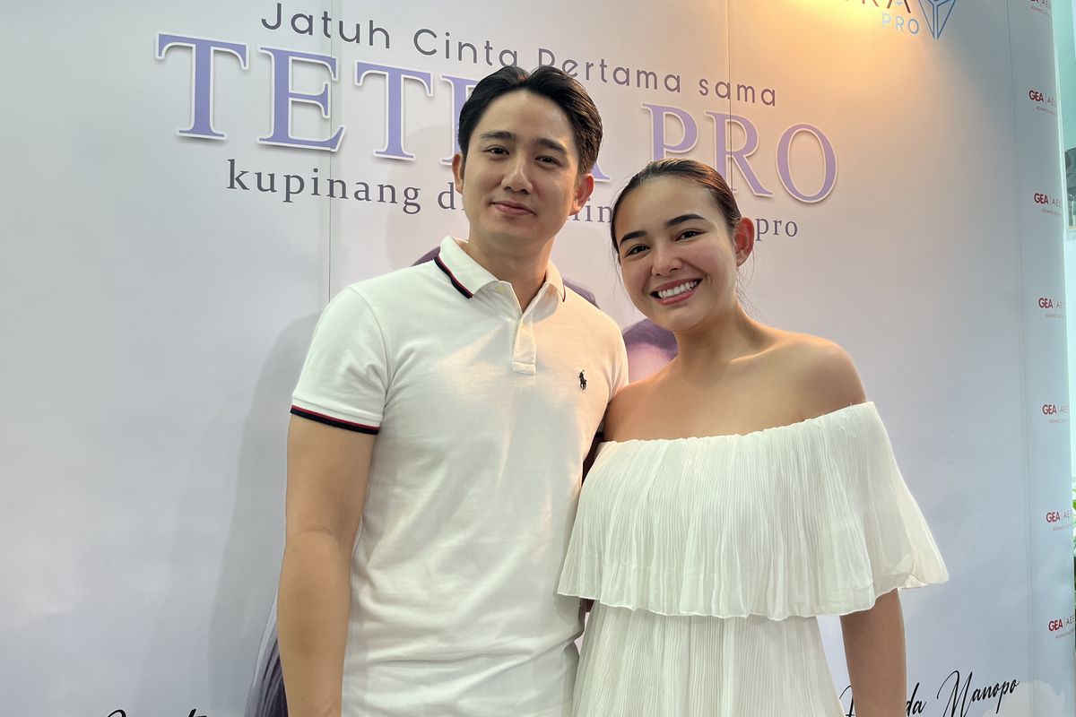 Amanda Manopo dan suami, Kenny Austin, saat menghadiri acara publik usai resmi menikah pada Oktober 2025.