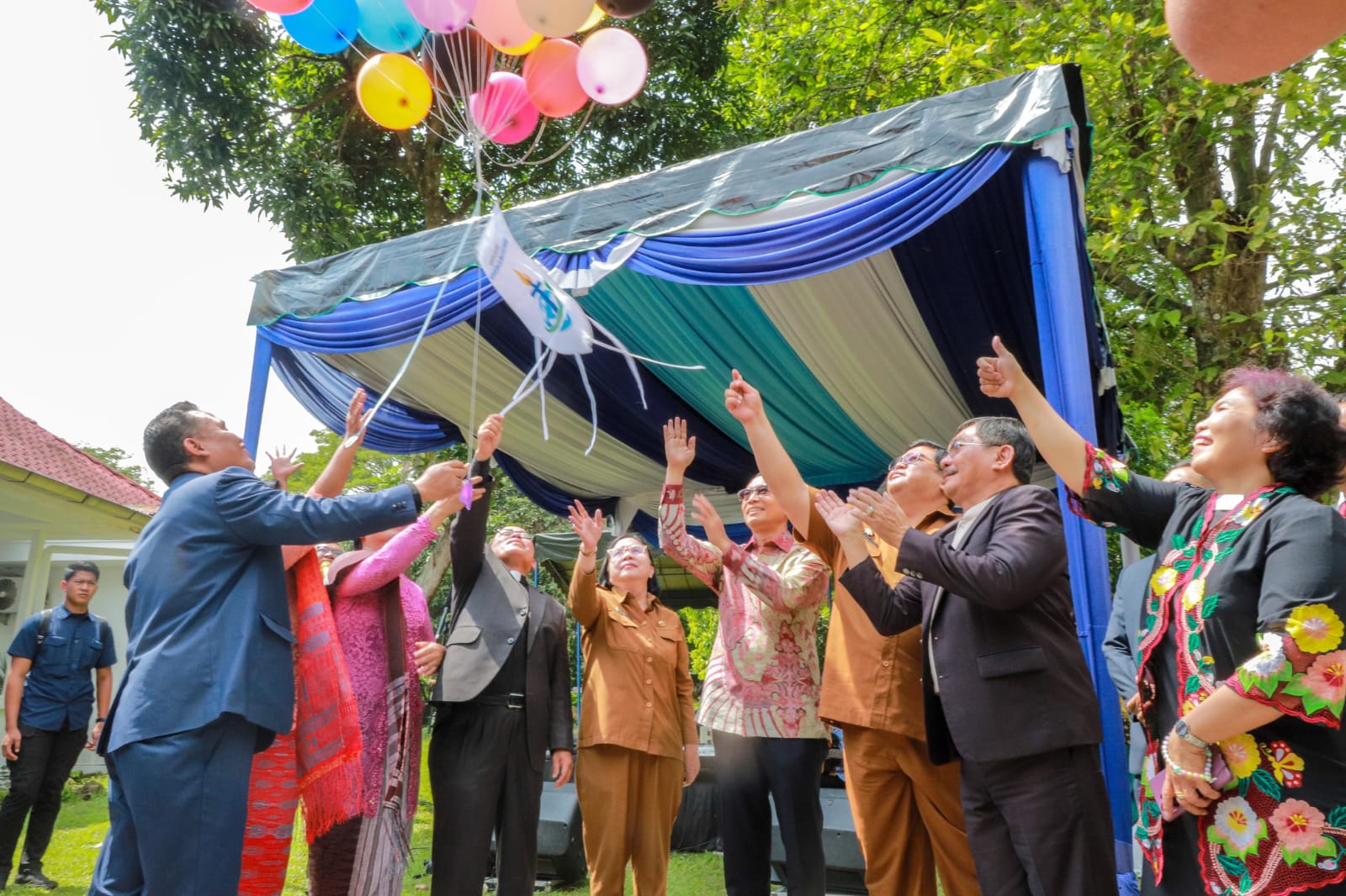 Ibadah Syukur Tahun Baru Sinode GKPI Tahun 2026 yang digelar di rumah dinas Bishop GKPI, Pematangsiantar.