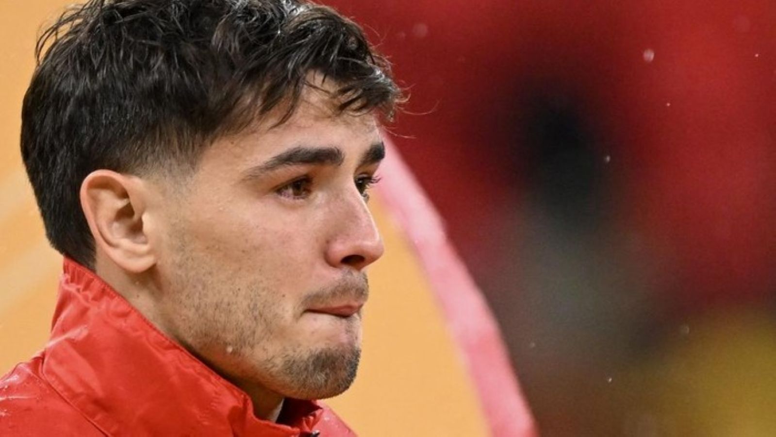 Brahim Diaz sedih usai gagal mengeksekusi penalti dalam final Piala Afrika 2025 antara Maroko vs Senegal.