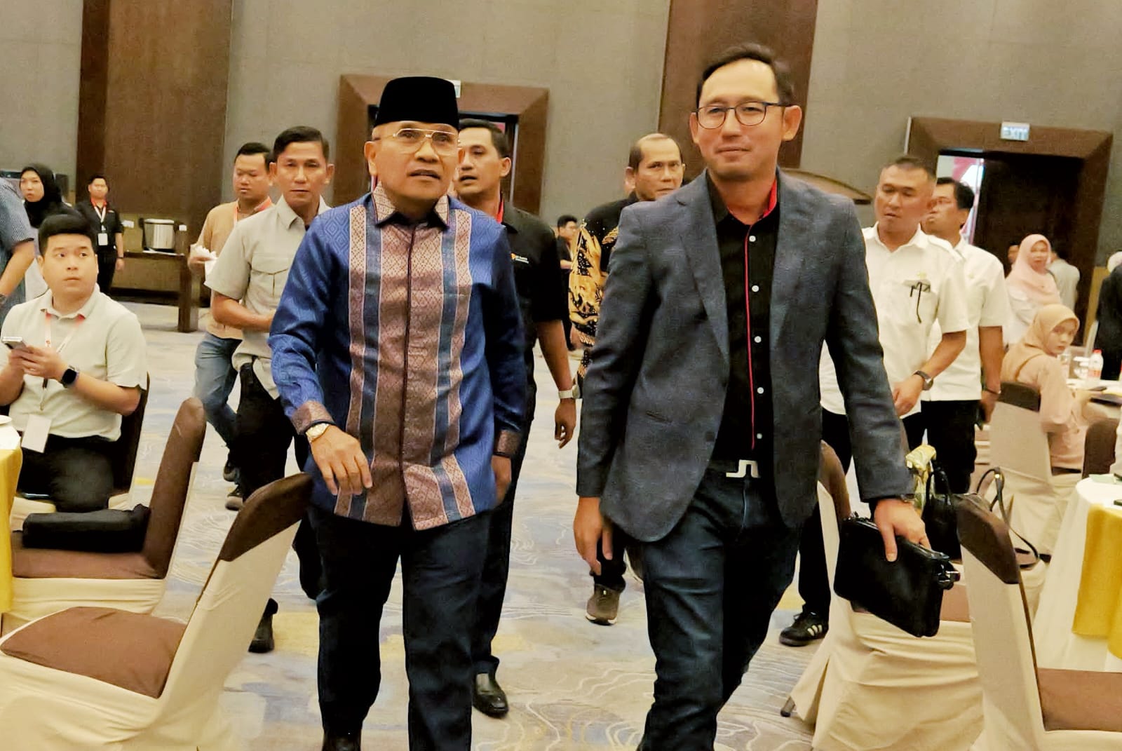 Bupati Simalungun Anton Achmad Saragih menghadiri Sei Mangkei Refinery Sustainable Sourcing Engagement Event di Medan.