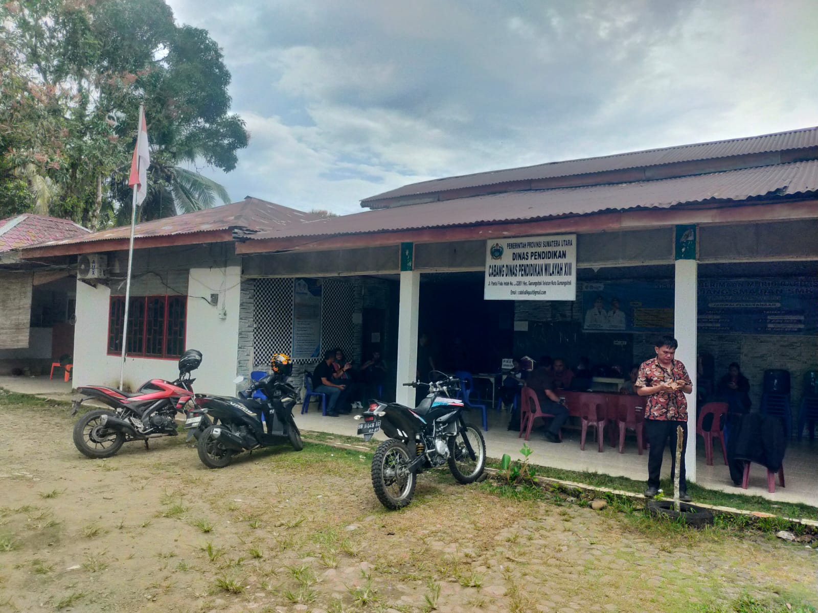 Kantor Cabdis Wilayah XIII Gunungsitoli, di Desa Fodo Kecamatan Gunungsitoli Selatan.