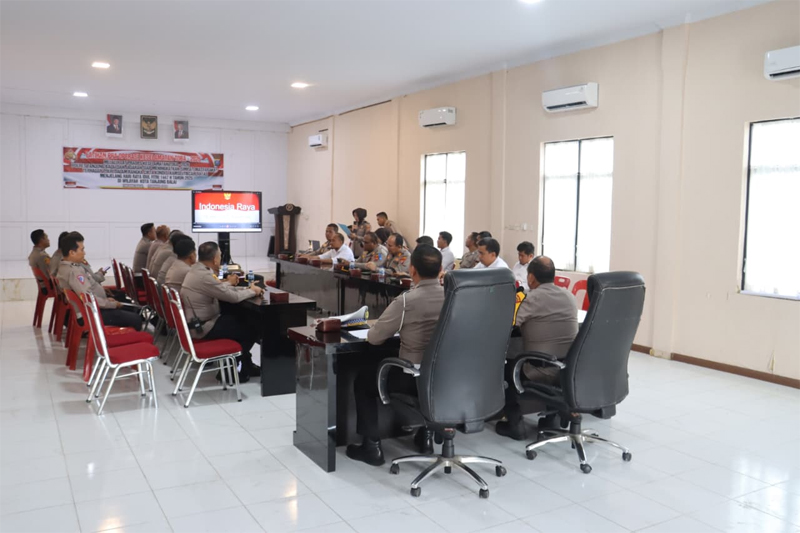 Polres Tanjungbalai Latihan Pra Operasi Keselamatan Toba 2026.