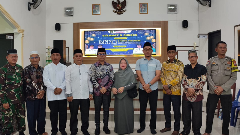 Desa Ledong Barat, Kecamatan Aek Ledong, menggelar Musabaqah Tilawatil Qur&rsquo;an ke-57.