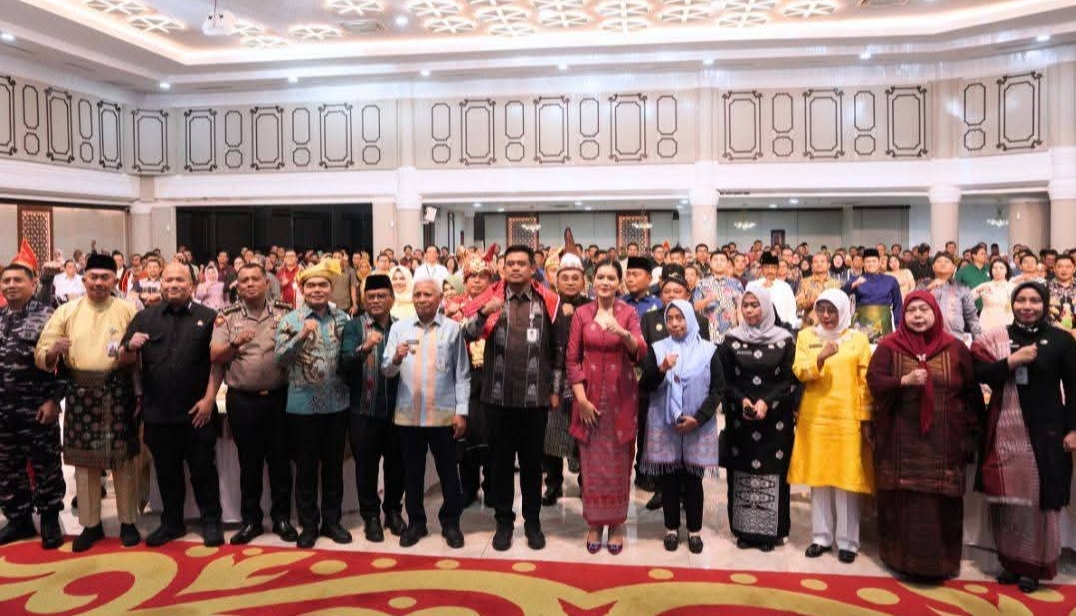 Bupati Karo, Antonius Ginting, menghadiri Konsultasi Publik RKPD 2027 di Aula Tengku Rizal Nurdin, Kantor Gubernur Sumatera Utara, Kamis (29/1/2026).