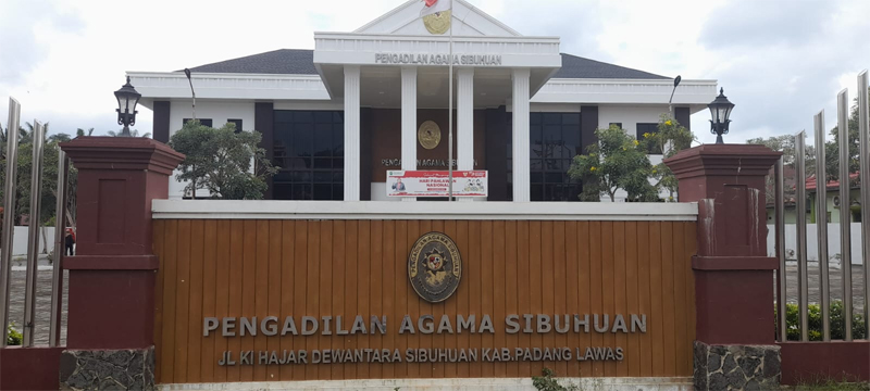 Pengadilan Agama Sibuhuan, Padang Lawas.