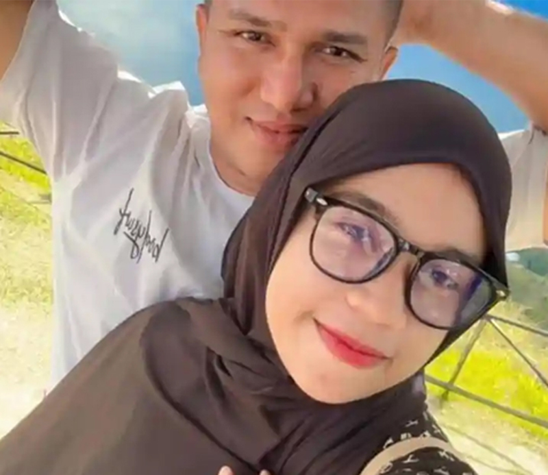 Korban dan suaminya.
